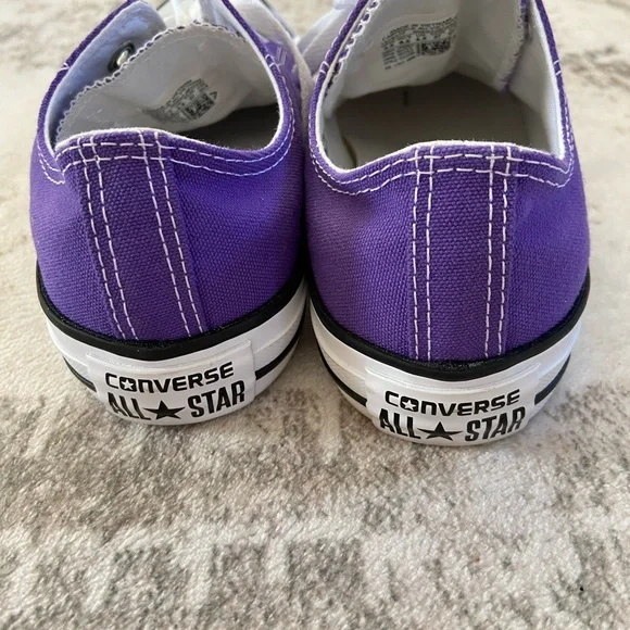 Converse Purple Low-Top Sneakers - Picture 4 of 9